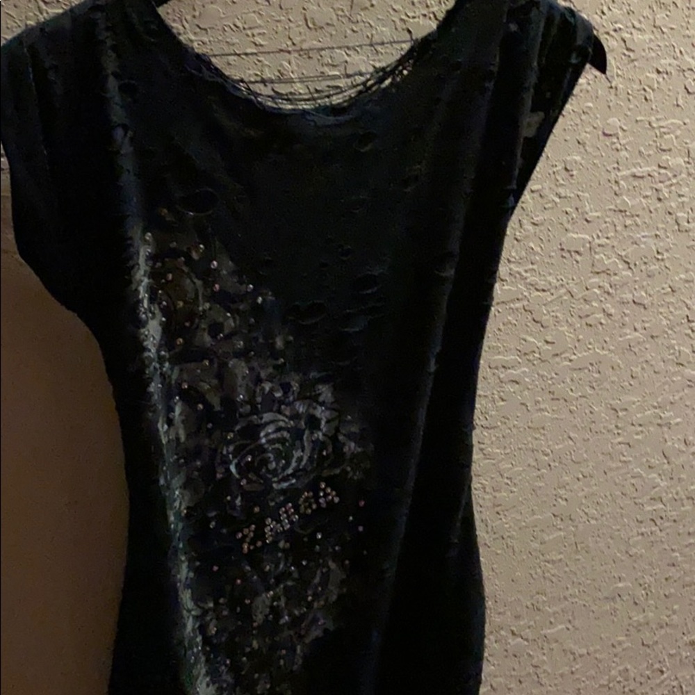 Sexy black dress